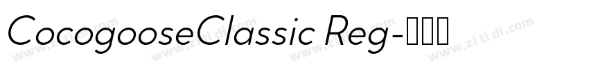 CocogooseClassic Reg字体转换